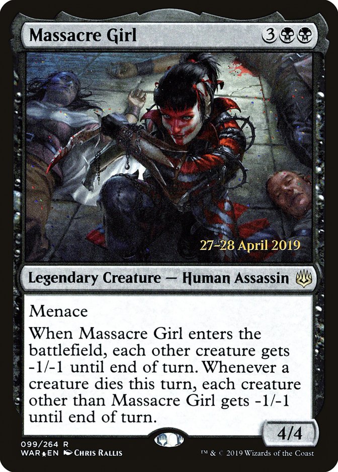 Massacre Girl [War of the Spark Prerelease Promos] | The CG Realm