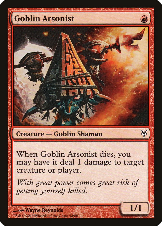 Goblin Arsonist [Duel Decks: Sorin vs. Tibalt] | The CG Realm