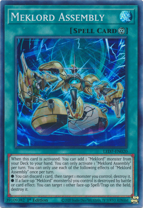 Meklord Assembly [LED7-EN020] Super Rare | The CG Realm