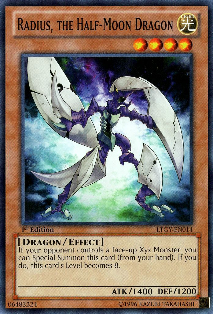 Radius, the Half-Moon Dragon [LTGY-EN014] Common | The CG Realm