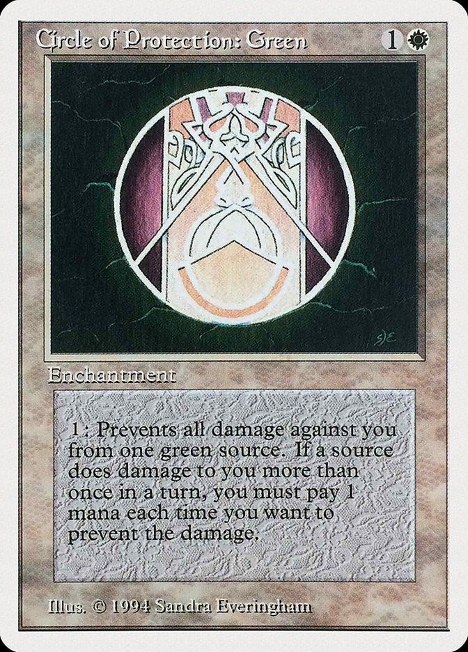 Circle of Protection: Green [Summer Magic / Edgar] | The CG Realm