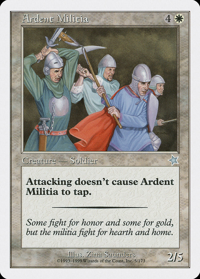 Ardent Militia [Starter 1999] | The CG Realm