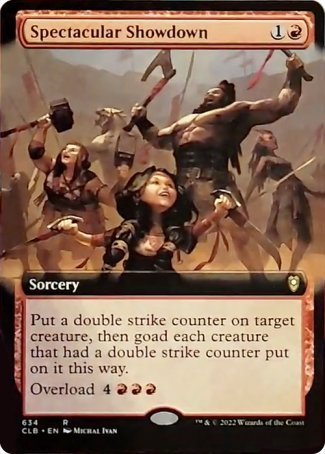 Spectacular Showdown (Extended Art) [Commander Legends: Battle for Baldur's Gate] | The CG Realm