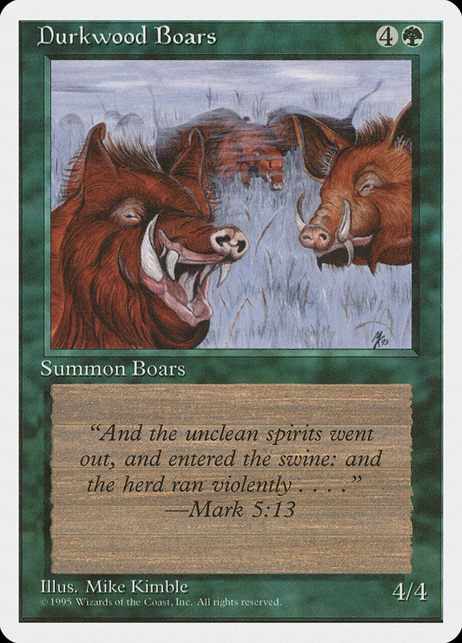 Durkwood Boars [Fourth Edition] | The CG Realm