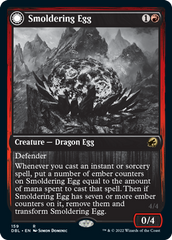 Smoldering Egg // Ashmouth Dragon [Innistrad: Double Feature] | The CG Realm
