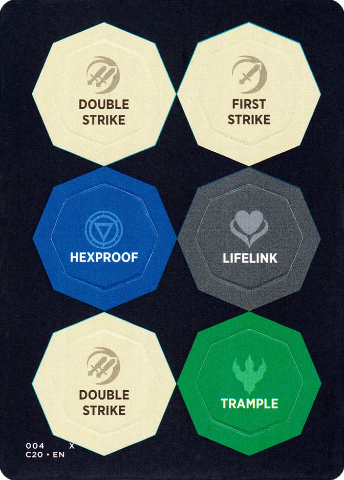 Punch Card Token (003 // 004) - Thick Stock [Commander 2020 Tokens] | The CG Realm