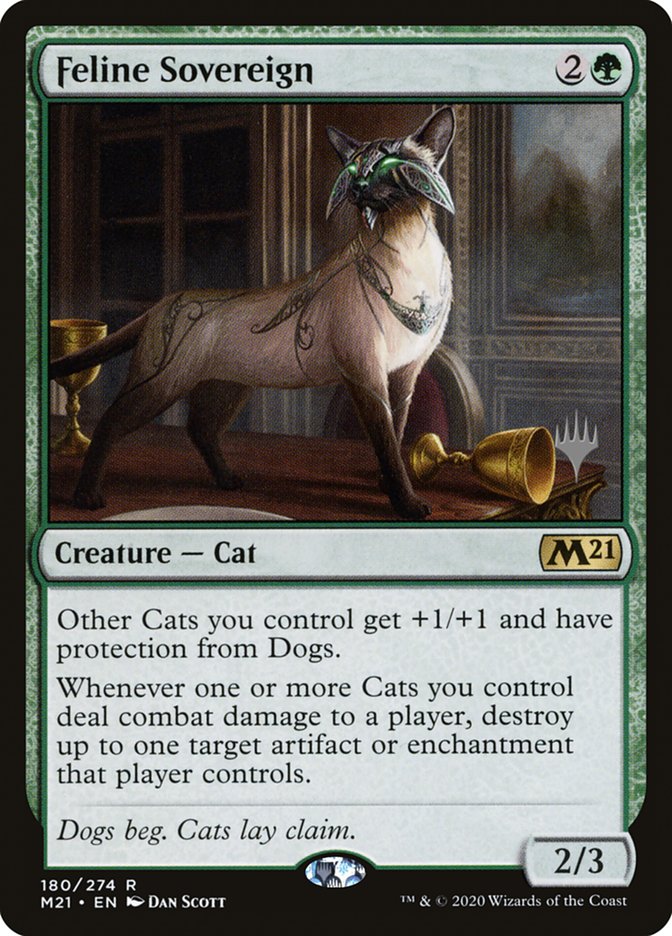 Feline Sovereign (Promo Pack) [Core Set 2021 Promos] | The CG Realm