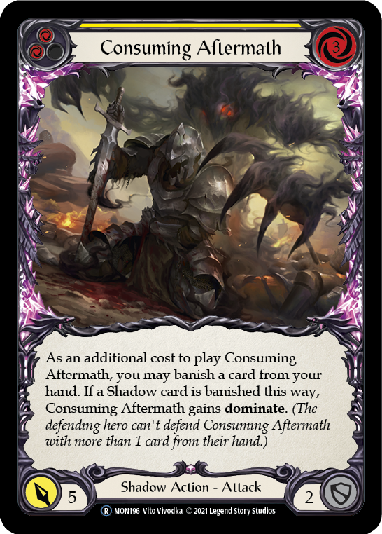 Consuming Aftermath (Yellow) [U-MON196] (Monarch Unlimited)  Unlimited Normal | The CG Realm