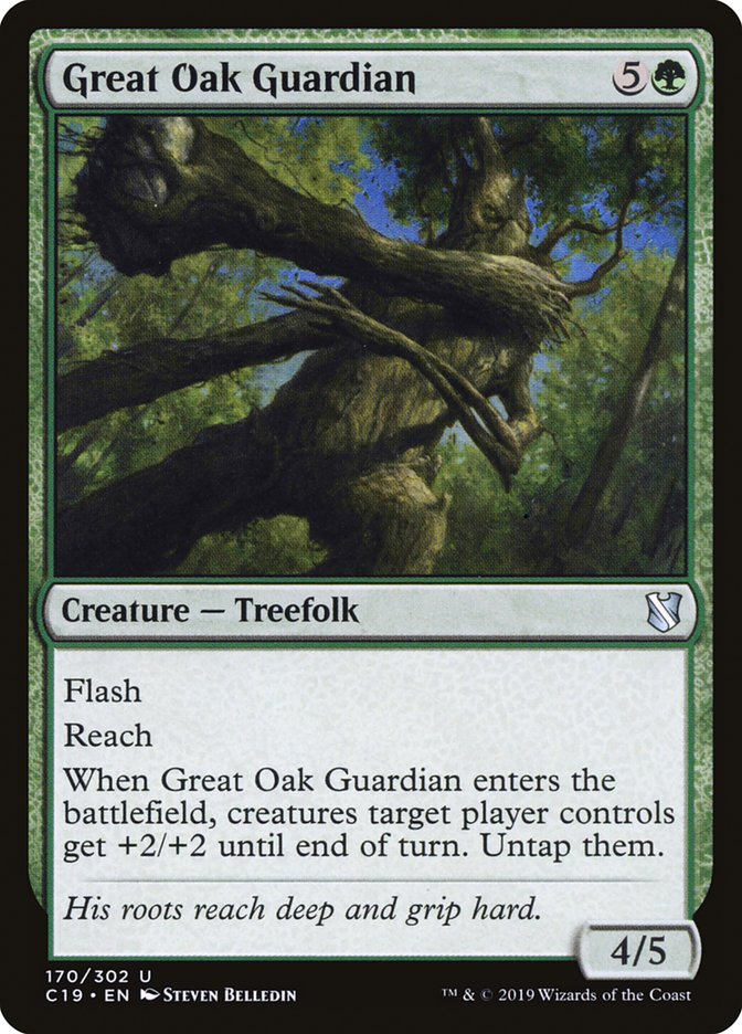Great Oak Guardian [Commander 2019] | The CG Realm