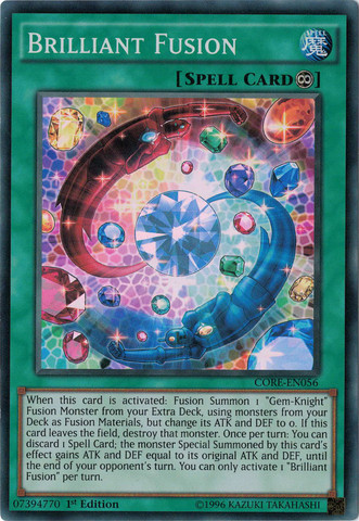 Brilliant Fusion [CORE-EN056] Super Rare | The CG Realm