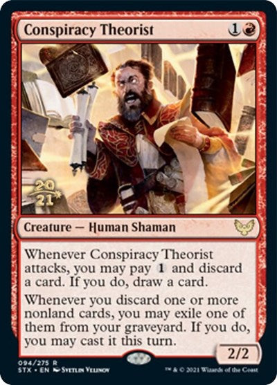 Conspiracy Theorist [Strixhaven: School of Mages Prerelease Promos] | The CG Realm