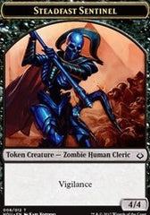 Steadfast Sentinel // Zombie Double-Sided Token [Hour of Devastation Tokens] | The CG Realm