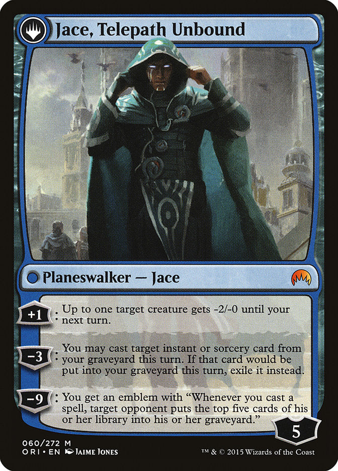 Jace, Vryn's Prodigy // Jace, Telepath Unbound [Magic Origins] | The CG Realm