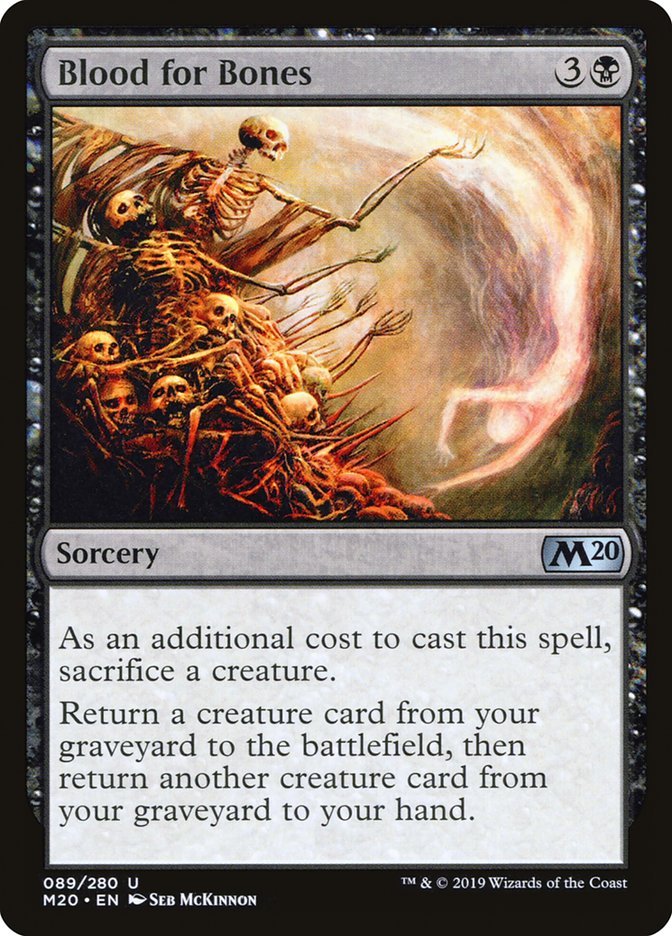 Blood for Bones [Core Set 2020] | The CG Realm