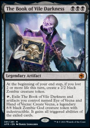The Book of Vile Darkness (Promo Pack) [Dungeons & Dragons: Adventures in the Forgotten Realms Promos] | The CG Realm
