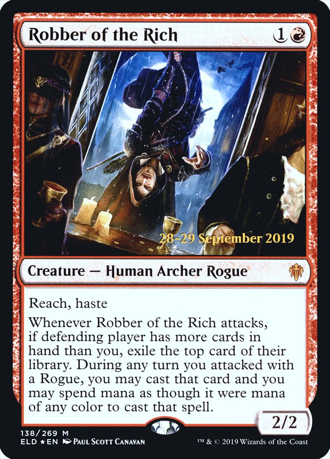 Robber of the Rich [Throne of Eldraine Prerelease Promos] | The CG Realm