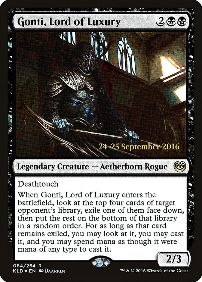 Gonti, Lord of Luxury [Kaladesh Prerelease Promos] | The CG Realm