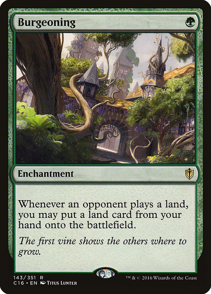 Burgeoning [Commander 2016] | The CG Realm