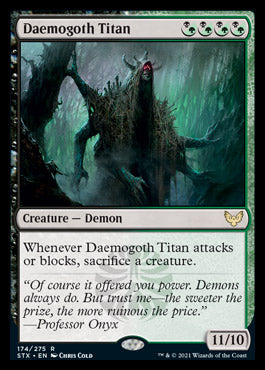 Daemogoth Titan [Strixhaven: School of Mages] | The CG Realm