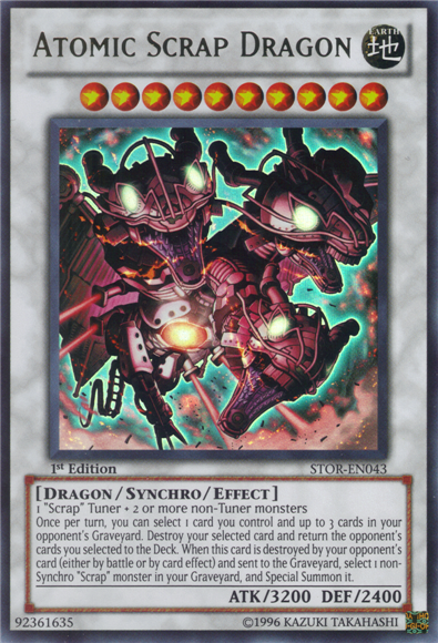 Atomic Scrap Dragon [STOR-EN043] Ultra Rare | The CG Realm
