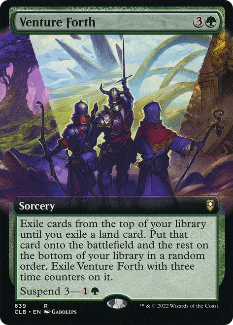 Venture Forth (Extended Art) [Commander Legends: Battle for Baldur's Gate] | The CG Realm