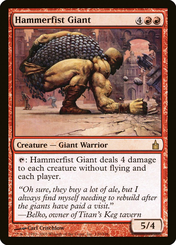 Hammerfist Giant [Ravnica: City of Guilds] | The CG Realm