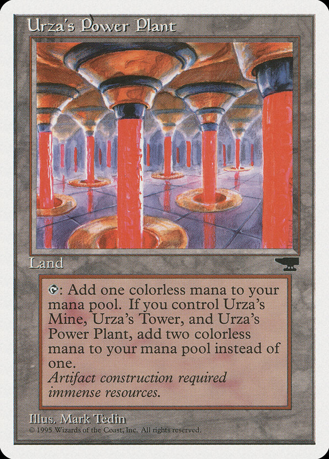 Urza's Power Plant (Red Columns) [Chronicles] | The CG Realm