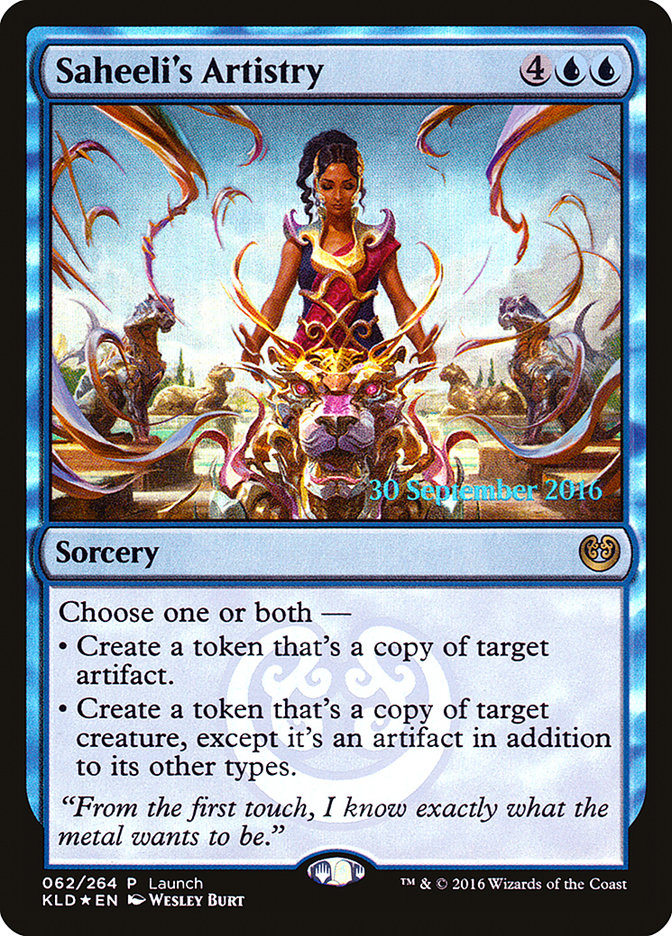 Saheeli's Artistry (Launch) [Kaladesh Promos] | The CG Realm