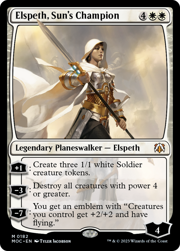 Elspeth, Sun's Champion [March of the Machine Commander] | The CG Realm
