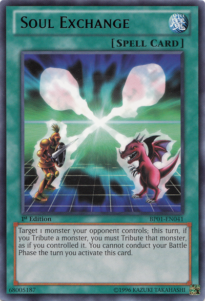 Soul Exchange [BP01-EN041] Rare | The CG Realm