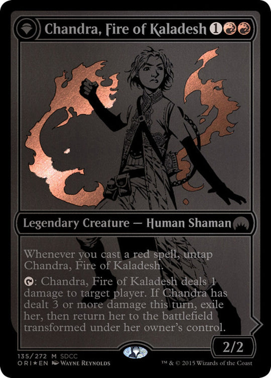 Chandra, Fire of Kaladesh (SDCC 2015 Exclusive) (MEDIA-135) - San Diego Comic-Con 2015: (originpwdfc) Foil