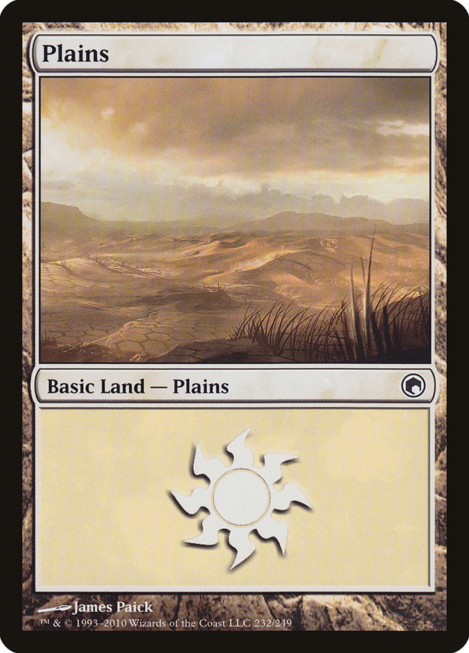 Plains (232) [Scars of Mirrodin] | The CG Realm