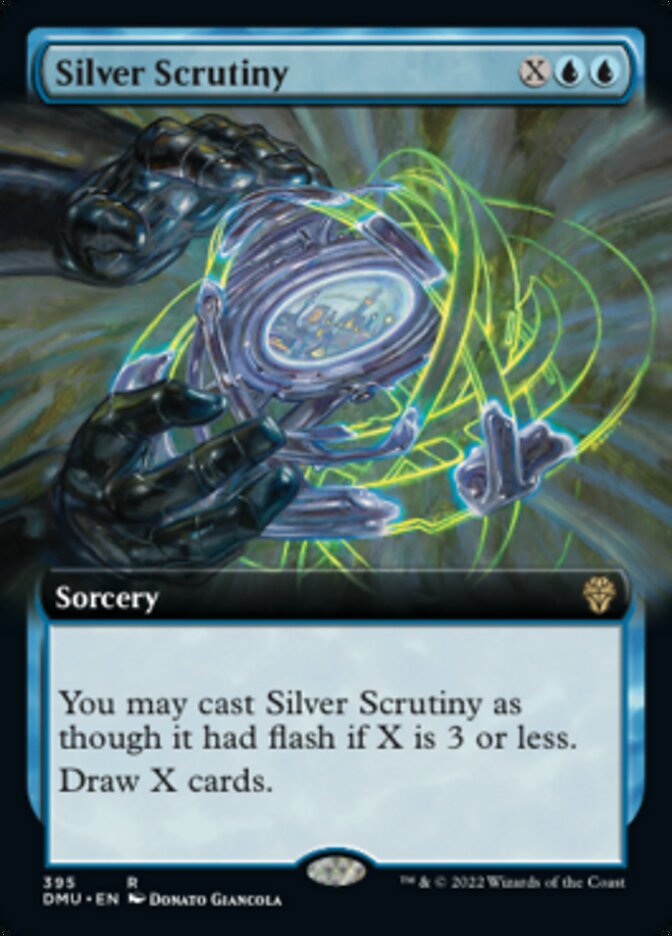 Silver Scrutiny (Extended Art) [Dominaria United] | The CG Realm