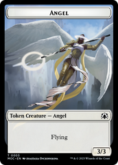 Angel (3) // Demon Double-Sided Token [March of the Machine Commander Tokens] | The CG Realm