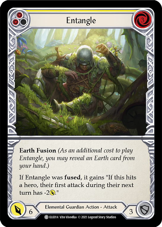 Entangle (Yellow) [ELE014] (Tales of Aria)  1st Edition Rainbow Foil | The CG Realm