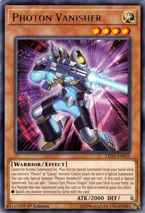 Photon Vanisher [LED3-EN035] Rare | The CG Realm