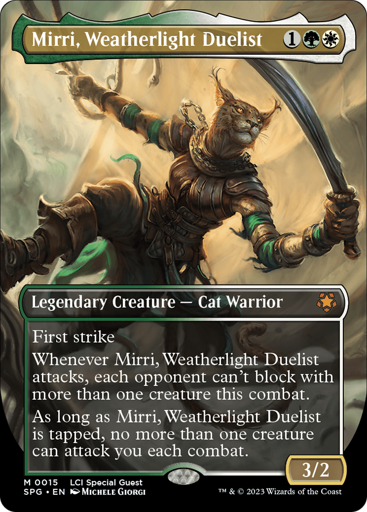 Mirri, Weatherlight Duelist (Borderless) [The Lost Caverns of Ixalan Special Guests] | The CG Realm