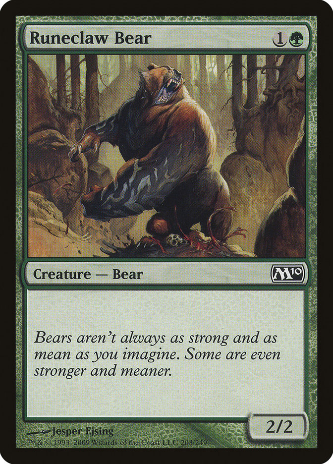 Runeclaw Bear [Magic 2010] | The CG Realm