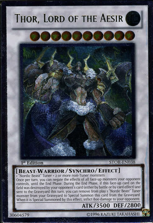 Thor, Lord of the Aesir [STOR-EN038] Ultimate Rare | The CG Realm