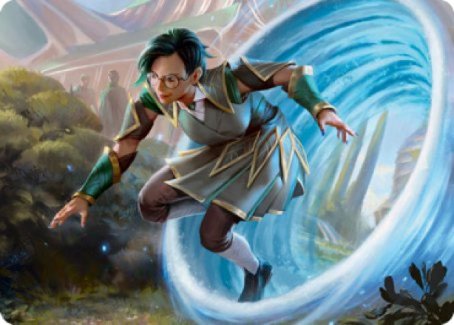 Vortex Runner Art Card [Strixhaven: School of Mages Art Series] | The CG Realm