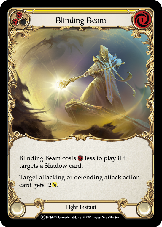 Blinding Beam (Yellow) [U-MON085] (Monarch Unlimited)  Unlimited Normal | The CG Realm