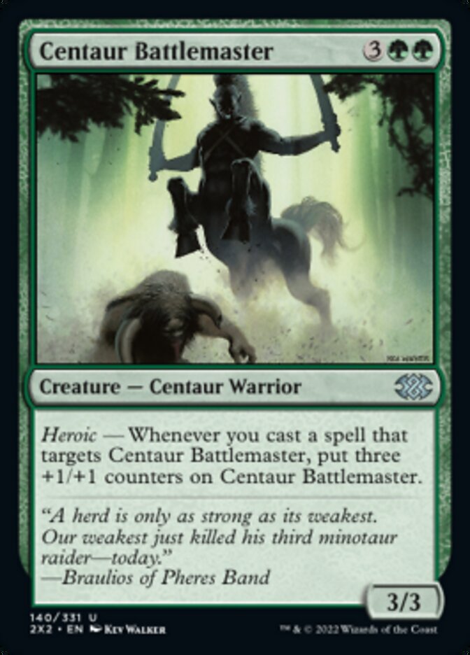 Centaur Battlemaster [Double Masters 2022] | The CG Realm