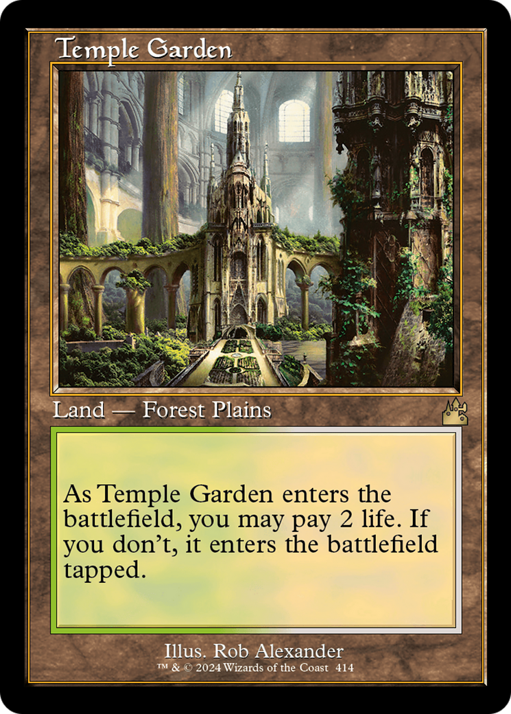 Temple Garden (Retro) [Ravnica Remastered] | The CG Realm