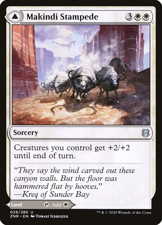 Makindi Stampede (ZNR-026) - Zendikar Rising