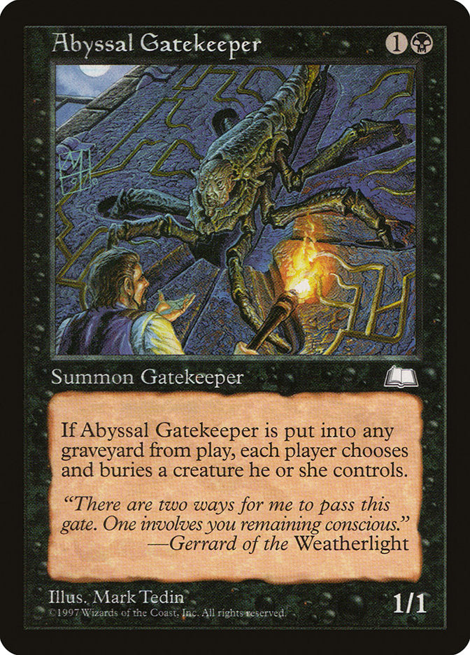 Abyssal Gatekeeper [Weatherlight] | The CG Realm