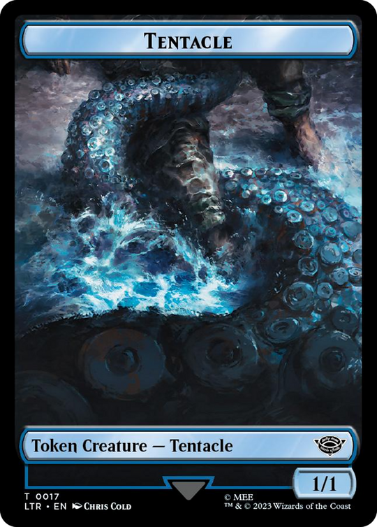 Tentacle // Food (0022) Double-Sided Token (Surge Foil) (LTR-17 // 22) - The Lord of the Rings: Tales of Middle-earth Foil