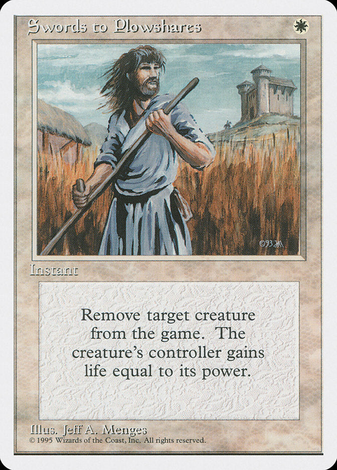 Swords to Plowshares [Fourth Edition] | The CG Realm