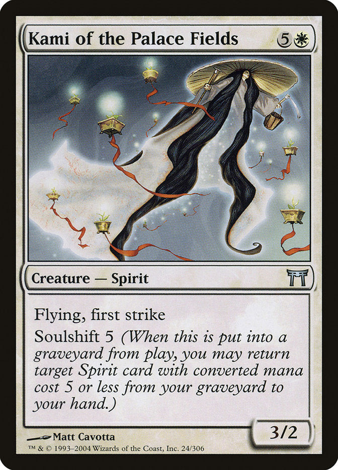 Kami of the Palace Fields [Champions of Kamigawa] | The CG Realm