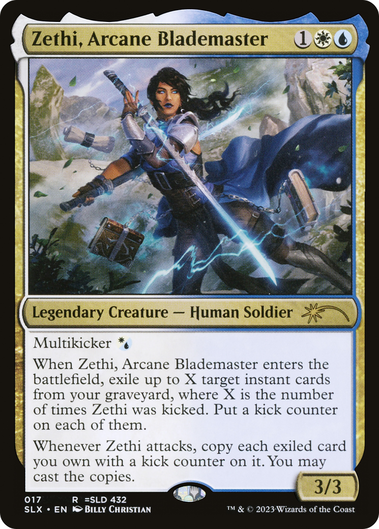 Zethi, Arcane Blademaster [Secret Lair: Universes Within] | The CG Realm