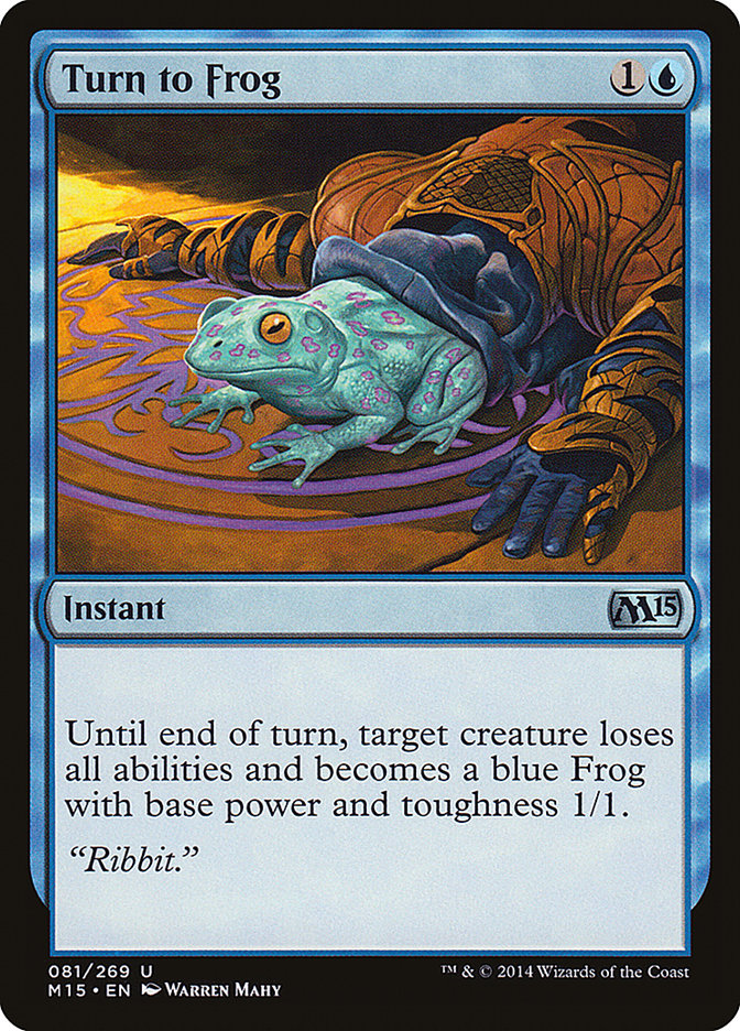 Turn to Frog [Magic 2015] | The CG Realm